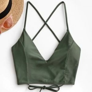 Green tankini